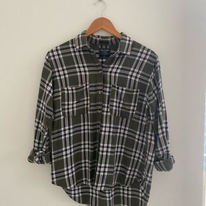 Abercrombie & Fitch flannel, thin and breathable
